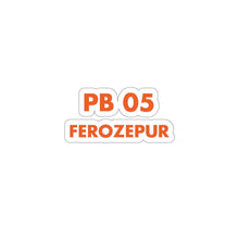 Load image into Gallery viewer, Ferozepur Sticker - 6" × 6" / White - PB Zero