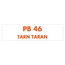 Load image into Gallery viewer, Tarn Taran - Bumper Sticker - 15" × 3.75" / Rectangle / White - PB Zero