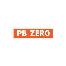 Load image into Gallery viewer, 'PB Zero' Sticker - 2" × 2" / Transparent - PB Zero
