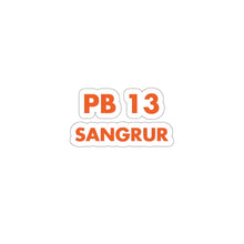 Load image into Gallery viewer, Sangrur Sticker - 2" × 2" / White - PB Zero