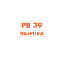 Load image into Gallery viewer, Rajpura Sticker - 2" × 2" / White - PB Zero