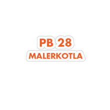 Load image into Gallery viewer, Malerkotla Sticker - 2" × 2" / White - PB Zero