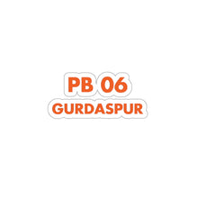 Load image into Gallery viewer, Gurdaspur Sticker - 2" × 2" / White - PB Zero
