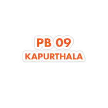 Load image into Gallery viewer, Kapurthala Sticker - 2" × 2" / White - PB Zero