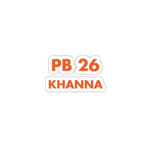 Load image into Gallery viewer, Khanna Sticker - 2" × 2" / White - PB Zero