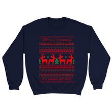 Load image into Gallery viewer, It's Gonna Get Desi Punjabi Christmas Jumper - Navy / S - PB Zero