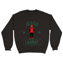 Load image into Gallery viewer, Jesus Mera Mama Lagda? Punjabi Christmas Jumper - Black / S - PB Zero