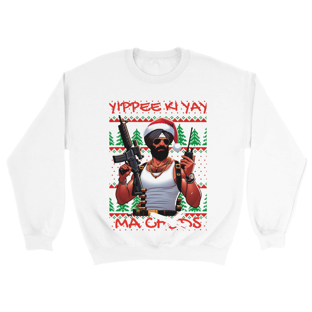 Yippee Ki Yay Punjabi Christmas Jumper