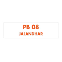 Load image into Gallery viewer, Jalandhar - Bumper Sticker - 11.5&quot; × 3&quot; / Rectangle / White - PB Zero
