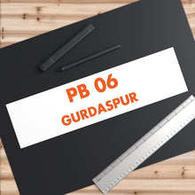 Load image into Gallery viewer, Gurdaspur - Bumper Sticker - PB Zero
