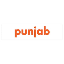 Load image into Gallery viewer, Punjab - Bumper Sticker - 15&quot; × 3.75&quot; / Rectangle / White - PB Zero
