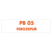Load image into Gallery viewer, Ferozepur - Bumper Sticker - 15&quot; × 3.75&quot; / Rectangle / White - PB Zero
